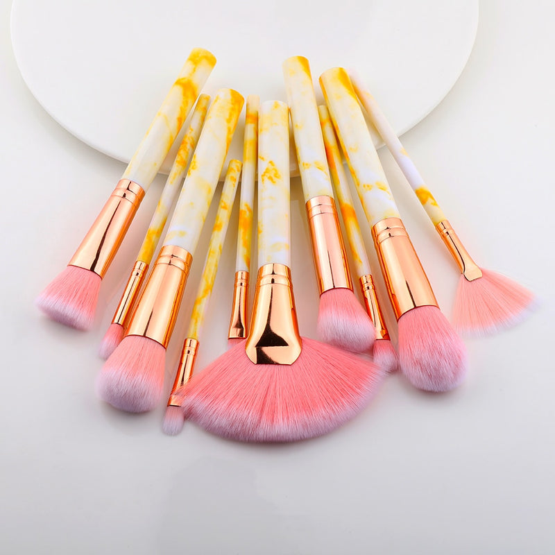 Kit 15 Pinceis de Maquiagem - Beauty Brush