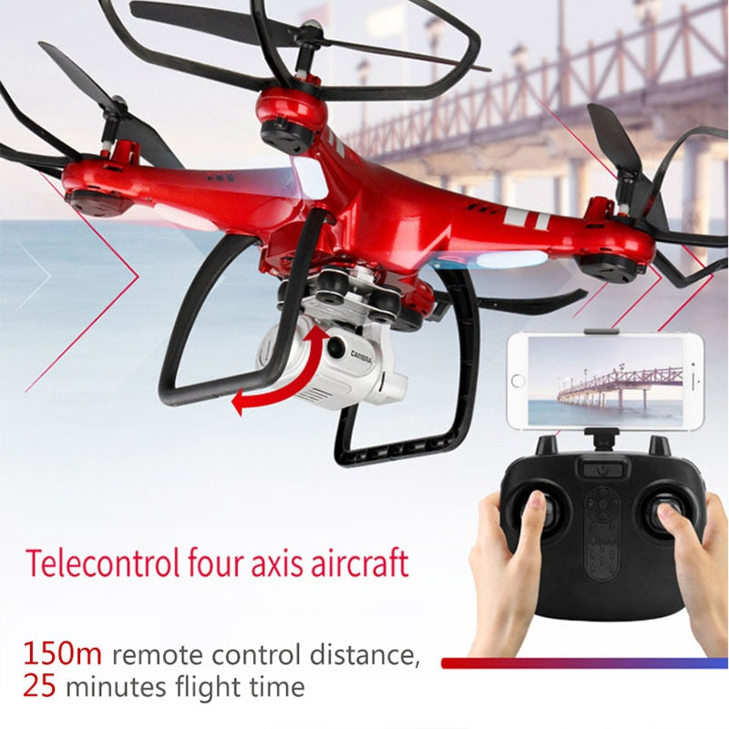 Drone Quadrcopter XY4 RC - Câmera 1080P - Wi-Fi