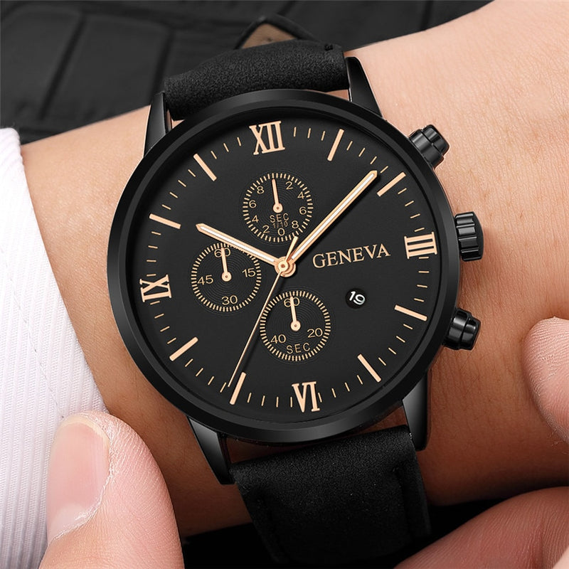 Relógio Masculino Geneva Luxury D30