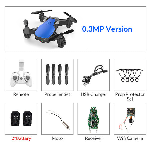 Mini Drone Eachine E61/E61hw - Quadcopter - (Com e sem Câmera)